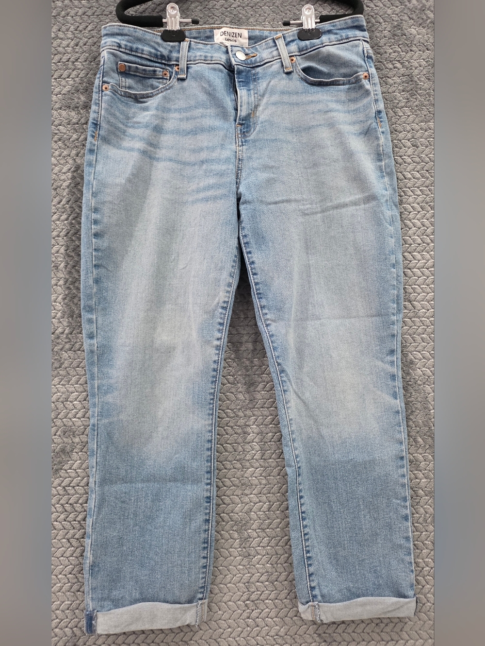 Denizen Levi’s Mid Rise Boyfriend Jeans Women’s Light Wash Relaxed Straight
